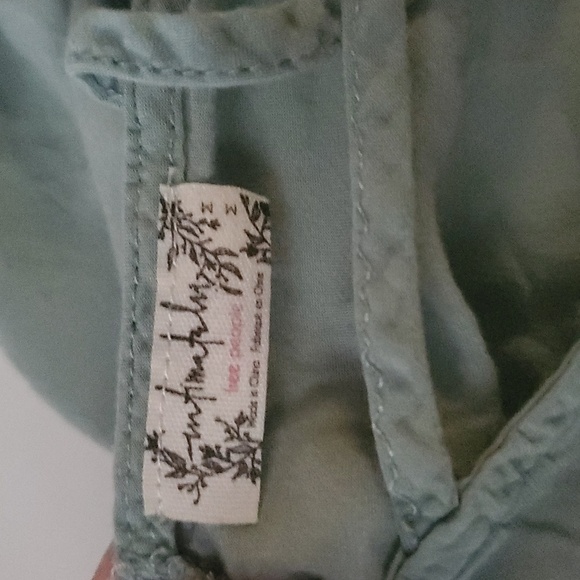 Intimately Free People Slip Dress Nightgown Size Medium Strappy X Back Mini - Picture 7 of 10